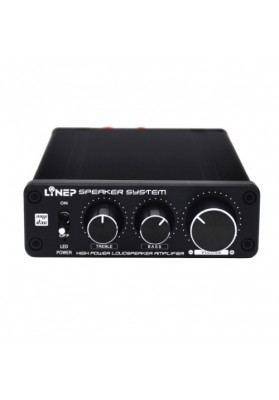 A928 Treble-bass 136W High-power Amplifier (Black)