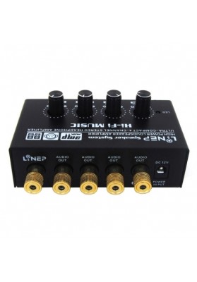 A908 One In Four Out Audio Signal Amplifier