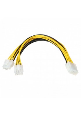 25cm EPS ATX Motherboard 8 Pin Power Extension Cord Cable Using AWG 18 Wires