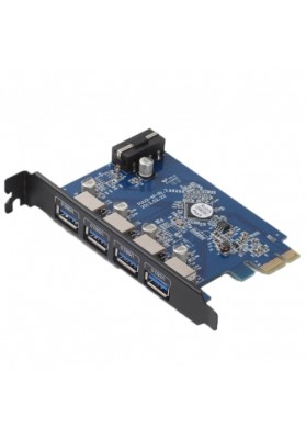 ORICO PVU3-4P 4 Ports USB3.0 PCI Express Card for Desktop (Black)