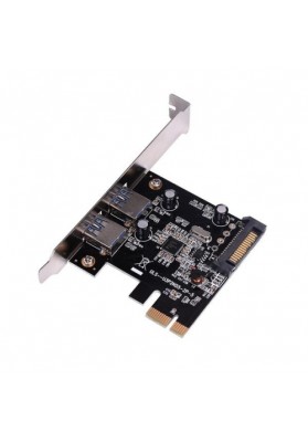 2-Port USB SuperSpeed USB 3.0 PCI-E PCI Expansion Card