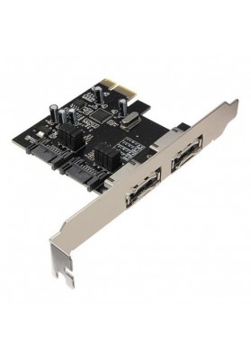 PCI-E PCI Express to 2 SATA 2 ESATA Adapter Card