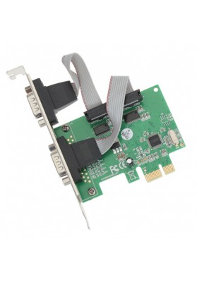 2-Port PCI-E Serial PCI Express Controller Card